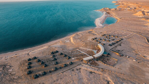 منظر من الجو على ارتفاع عالٍ