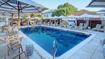 Una piscina riscaldata