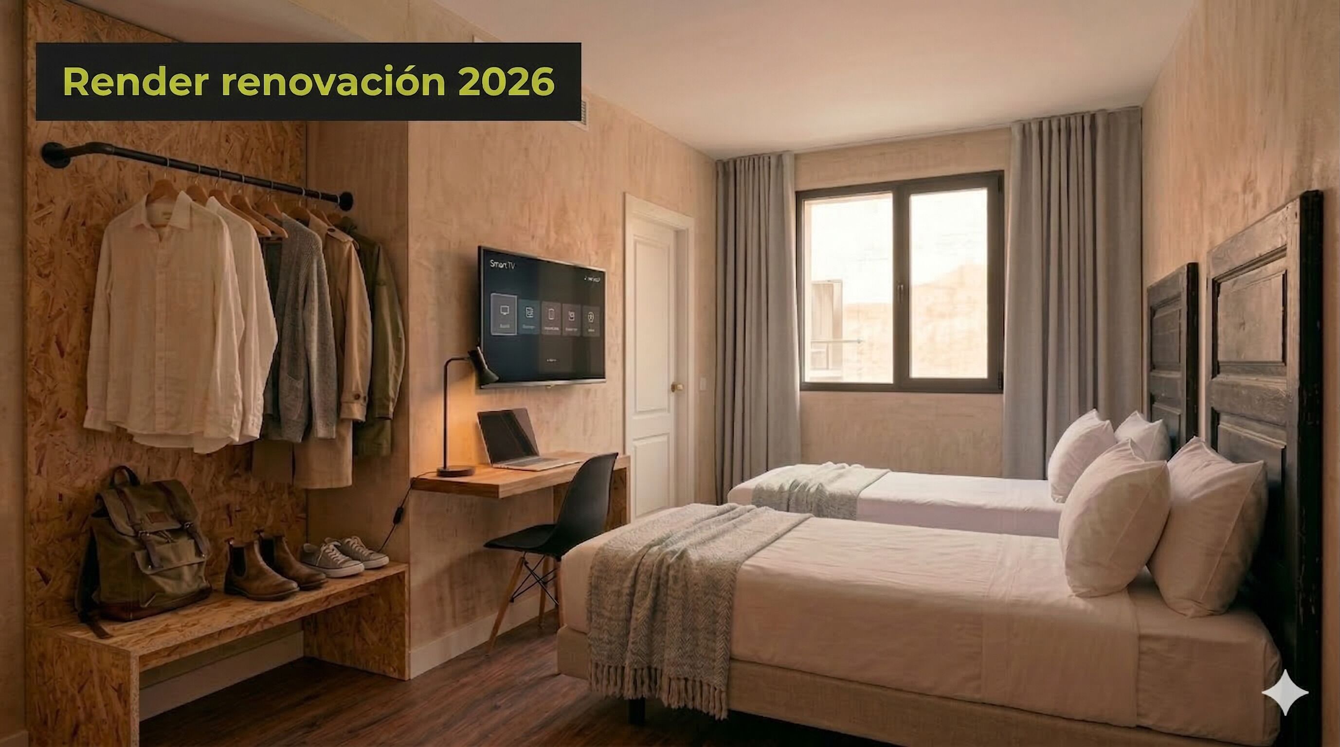 Tomannsrom – basic | Wi-fi (inkludert) og sengetøy