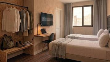 Basic-Zweibettzimmer | Kostenloses WLAN, Bettwäsche