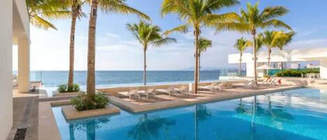 Una piscina climatizada