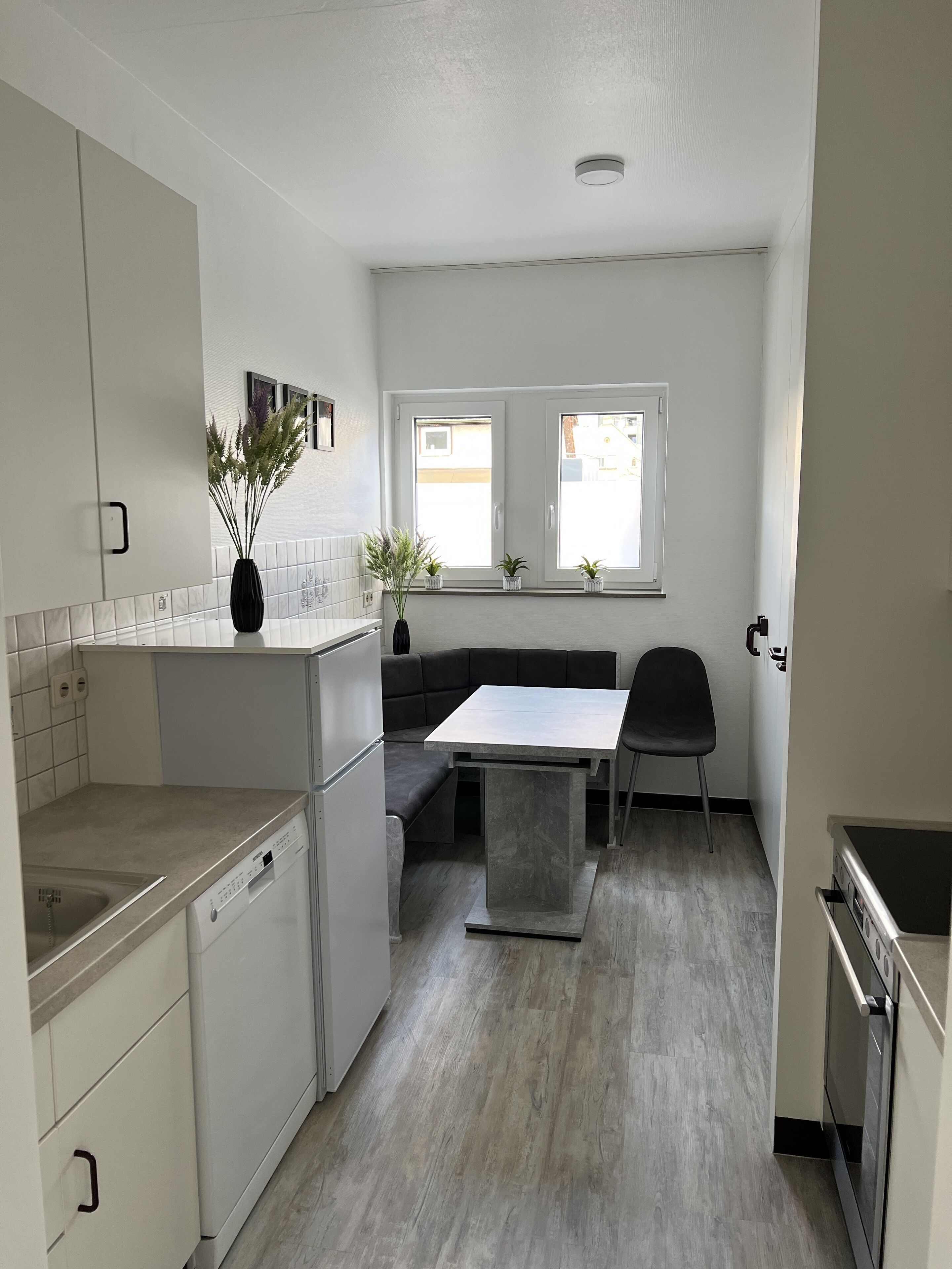 Kühlschrank, Ofen, Herdplatte, Geschirrspüler