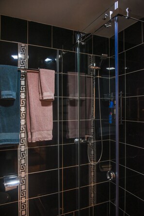 Shower, hair dryer, towels, soap - Misha Belgrade (Beograd)