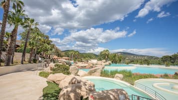 Una piscina riscaldata