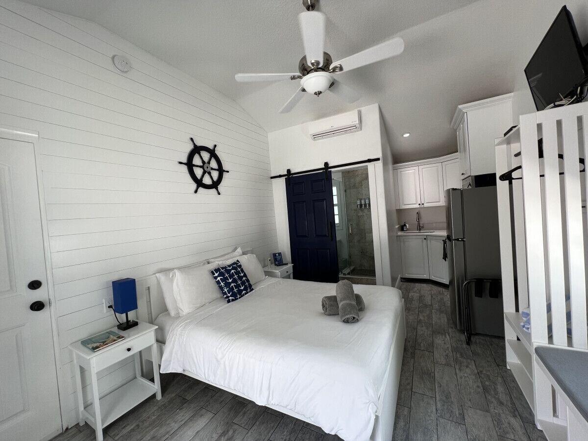 1 間睡房、熨斗/熨衫板、免費 Wi-Fi、床單