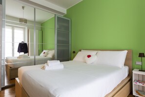 都會公寓 | 1 間臥室、熨斗/熨衣板、免費無線上網、床單