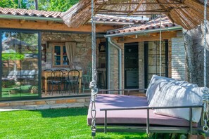 Outdoor dining - Rustic Cozy house Pupy (Krnica)
