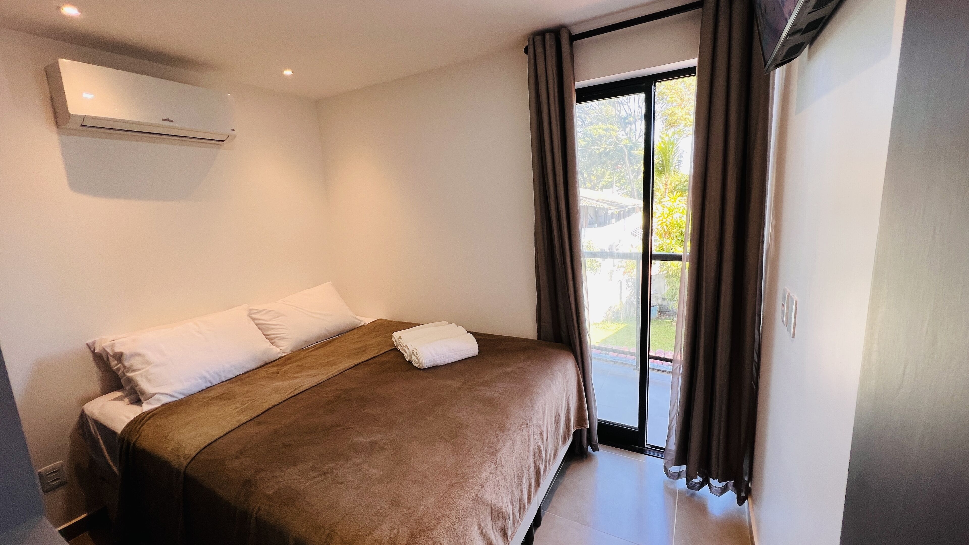 Apartamento conforto | 1 quarto, roupas de cama premium, camas com colchões pillow-top