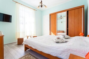 1 quarto, Wi-Fi, roupa de cama