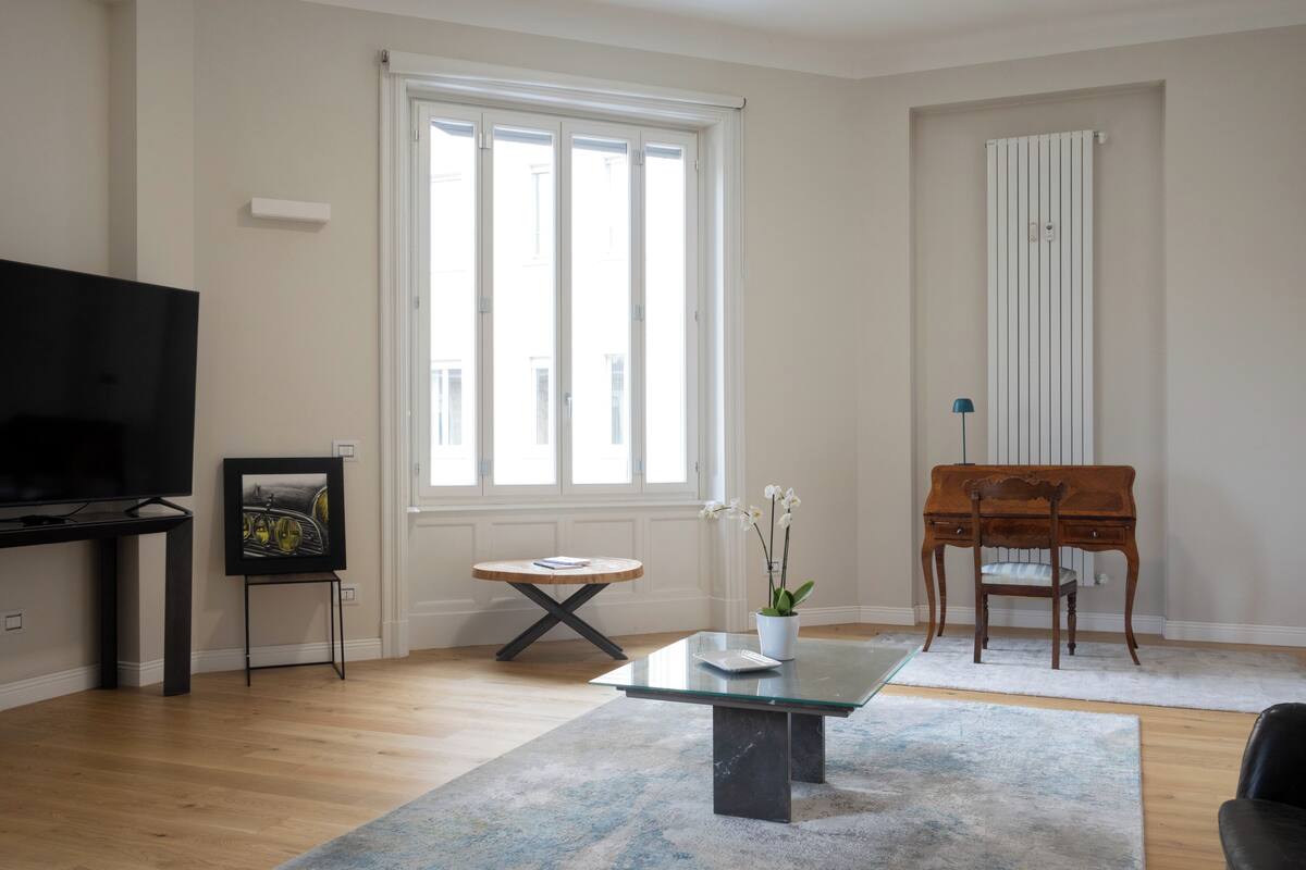 Appartement Galerie, 2 salles de bains | Coin séjour