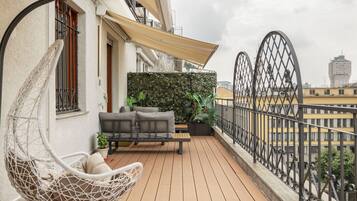 Superior-Apartment, 2 Schlafzimmer, Terrasse (Via Sforza 5) | Terrasse/Patio