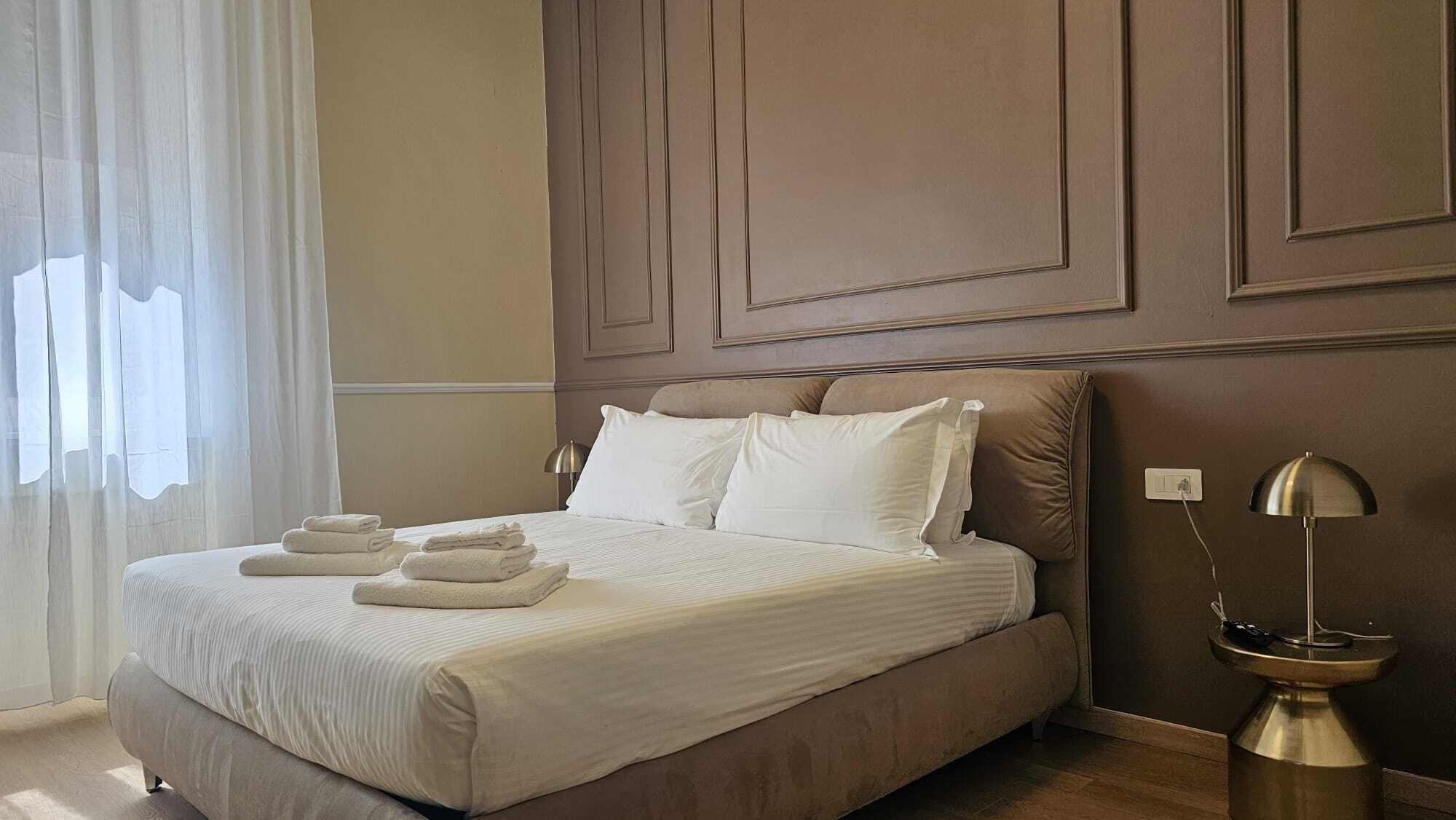 Apartamento família, 2 quartos, sacada | Roupas de cama de algodão egípcio, roupas de cama premium