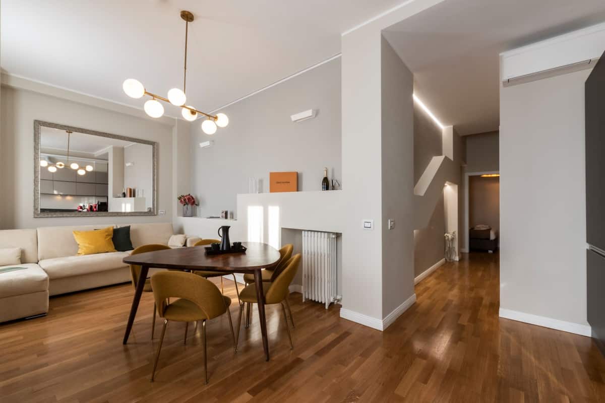 Superior appartement, 2 slaapkamers, in toren (Galleria del Corso 4) | Kameruitzicht