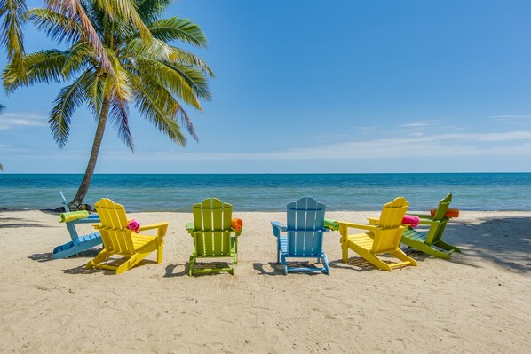 Aan het strand, strandlakens