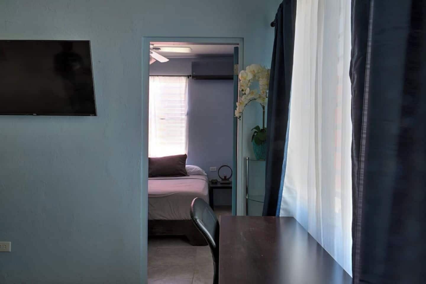 2 soveværelser, skrivebord, strygejern/strygebræt, gratis Wi-Fi