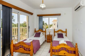 3 habitaciones, wifi y ropa de cama