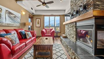 TV connectée, cheminée