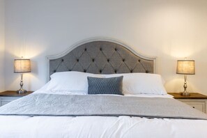 4 bedrooms, iron/ironing board, travel cot, WiFi