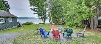 Cozy Maine Lakefront Cabin Rental