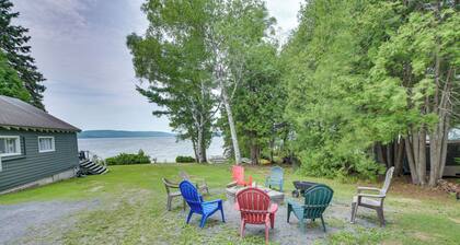 Cozy Maine Lakefront Cabin Rental