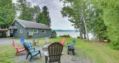 Cozy Maine Lakefront Cabin Rental