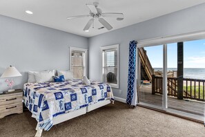 4 bedrooms, iron/ironing board, free WiFi, bed sheets - Oceanfront Gem N Topsail Beach (North Topsail Beach)