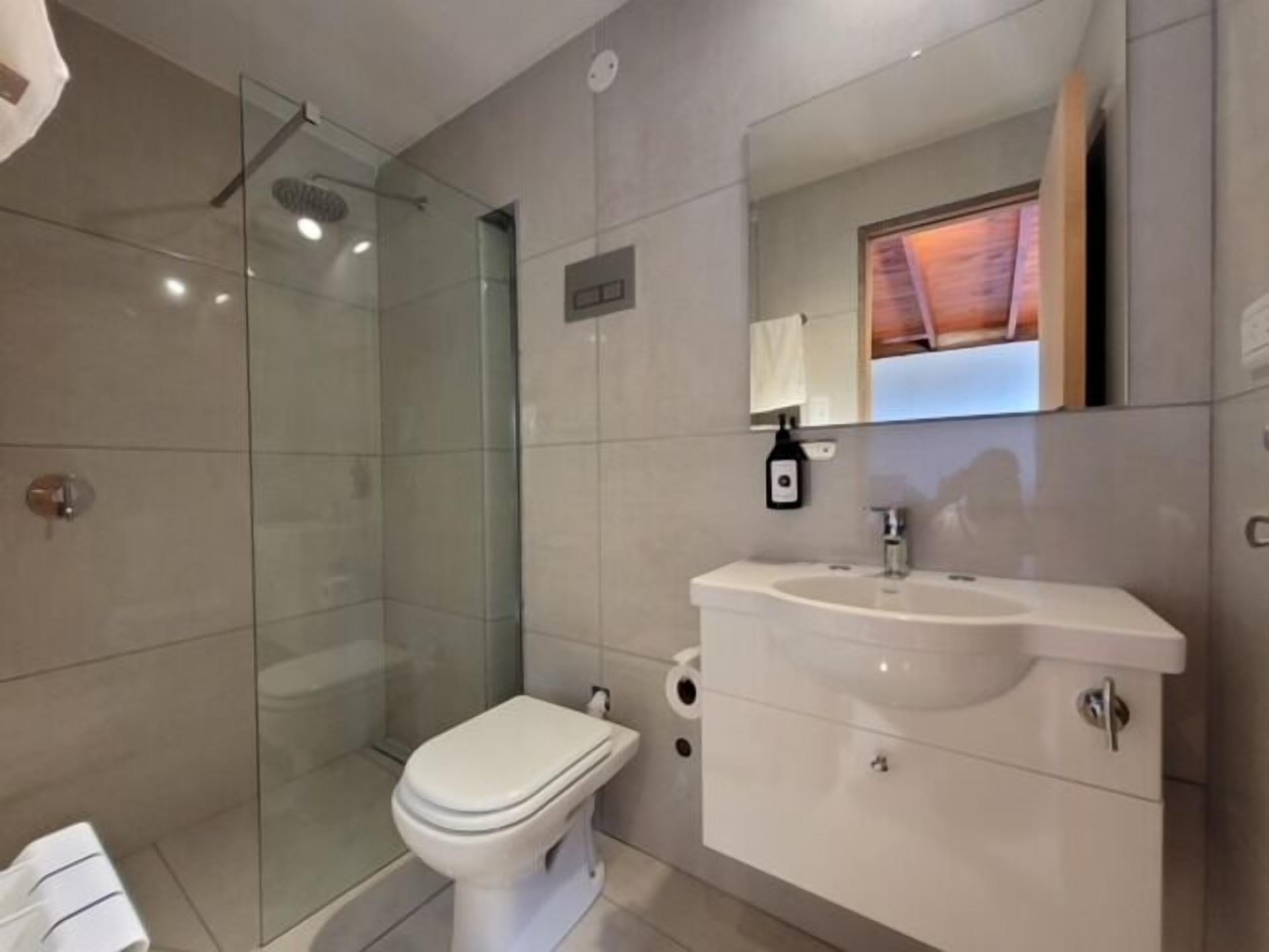 Shower, rainfall showerhead, hair dryer, bidet