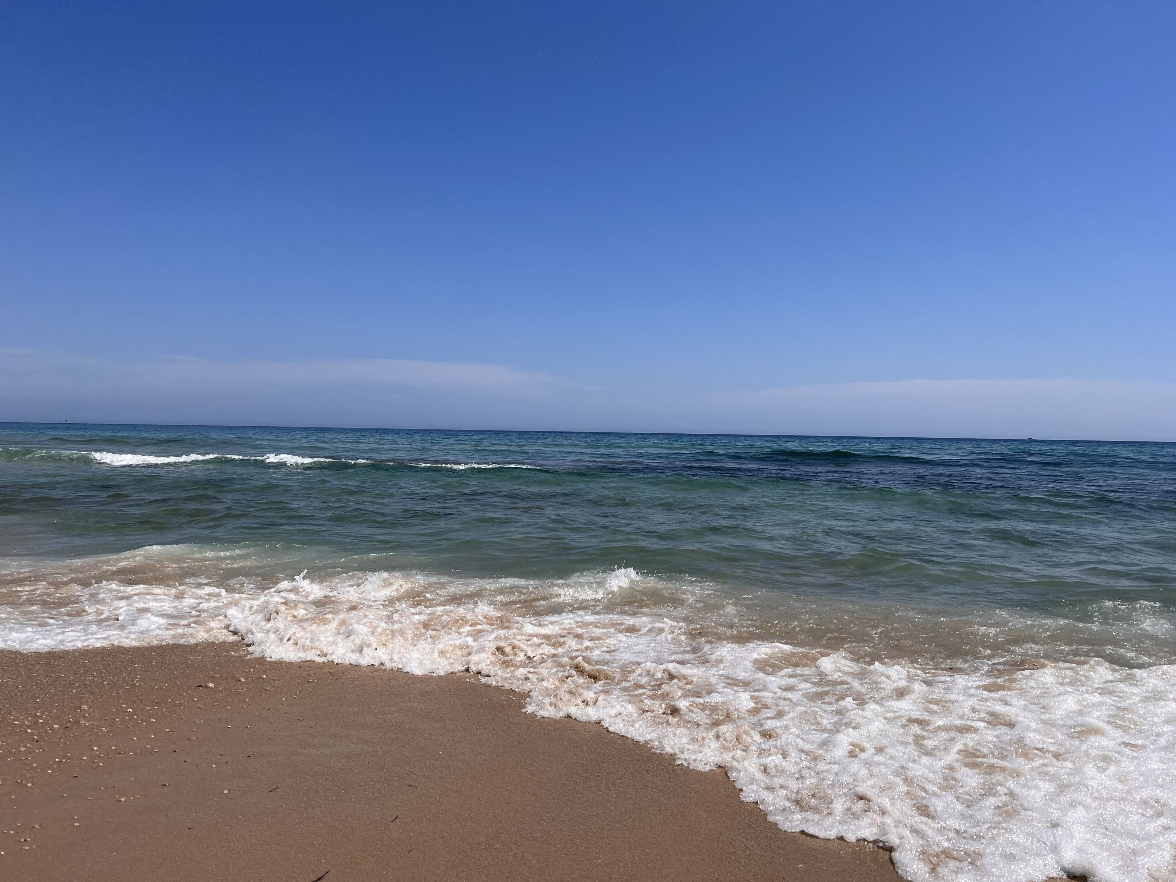 Plage à proximité, chaises longues, serviettes de plage