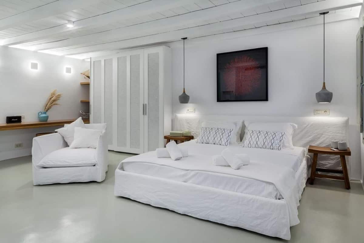 2 bedroom- She Mykonos Luxury Maisonette | 1 bedroom, memory foam beds, free minibar items, in-room safe