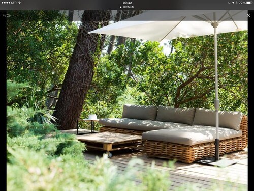 Luxury villa with heated pool and pond view. The Canon 