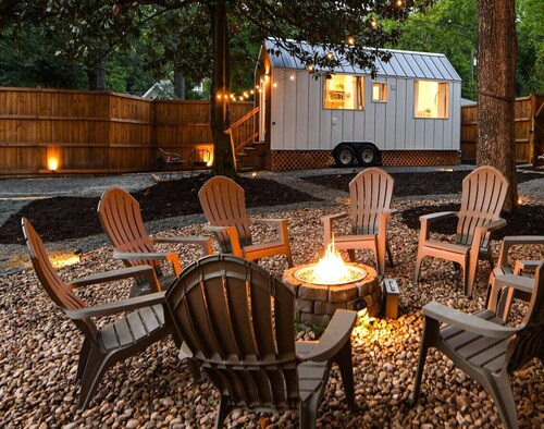 Staycation TV Featured "Magnolia Mini" Tiny Home in Downtown Norcross, Atlanta