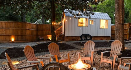 Staycation TV Featured "Magnolia Mini" Tiny Home in Downtown Norcross, Atlanta