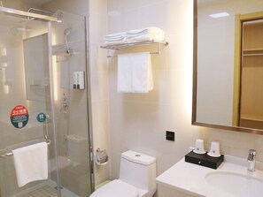 Bathroom - Greentree Inn Hefei Feidong County High Speed Rail Station Wuyue Plaza Express Hotel (Hefei)