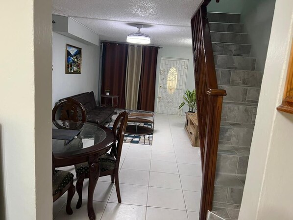 Living area - BridgeView Townhouse (Portmore)