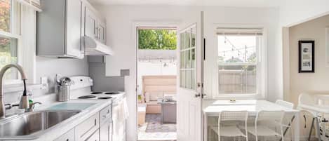 Highchair, dining tables