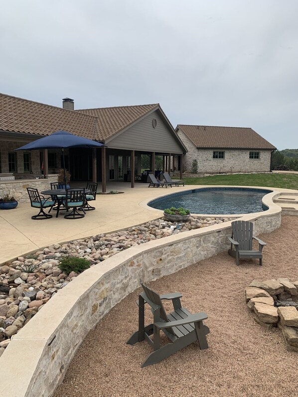 Außenpool, beheizter Pool