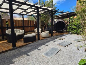 Fachada de la propiedad