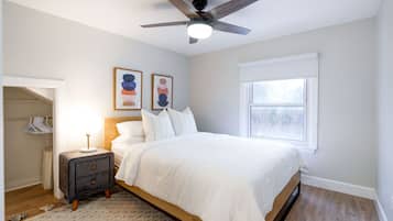 2 多间卧室、WiFi、床单