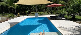 Bungalow style house, 5 min from the beach and close to Corcovado National Park.