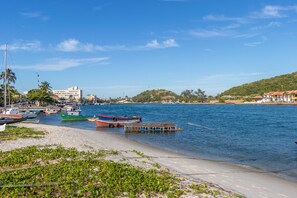 Byutsikt fra overnattingsstedet