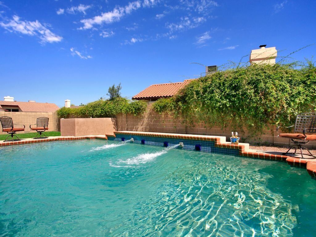 New listing-Backyard Playground! Putting Green , Sport Court, Heated Pool & Spa!