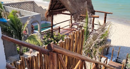 Mayan suite. large ocean view balcony suite, right on the beach