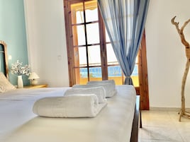 Quarto casal executivo, vista para o mar