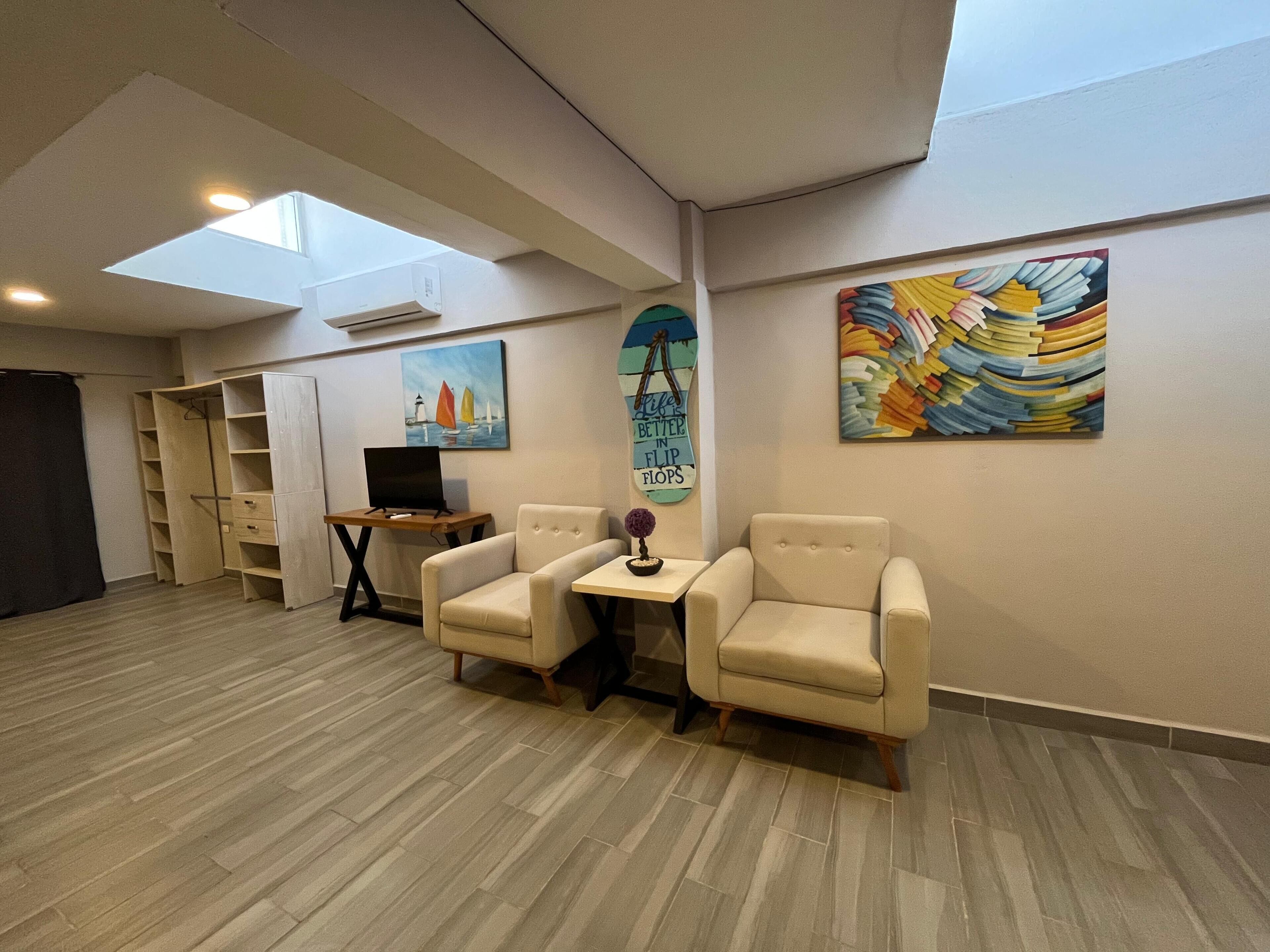 Basic-Apartment | 1 Schlafzimmer, individuell eingerichtet, kostenloses WLAN, Bettwäsche