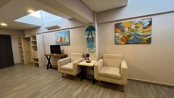 Basic-Apartment | 1 Schlafzimmer, individuell eingerichtet, kostenloses WLAN, Bettwäsche