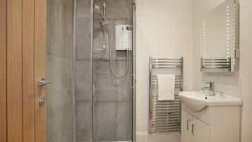 Shower, hair dryer