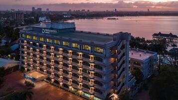 Uitzicht vanuit accommodatie