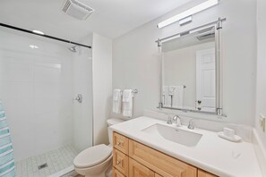Hair dryer, towels