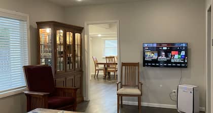 Charming two bedroom on the corner, newly renovated with a sweet porch.