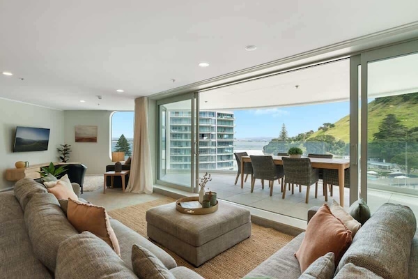 Tranquil water views from living areas